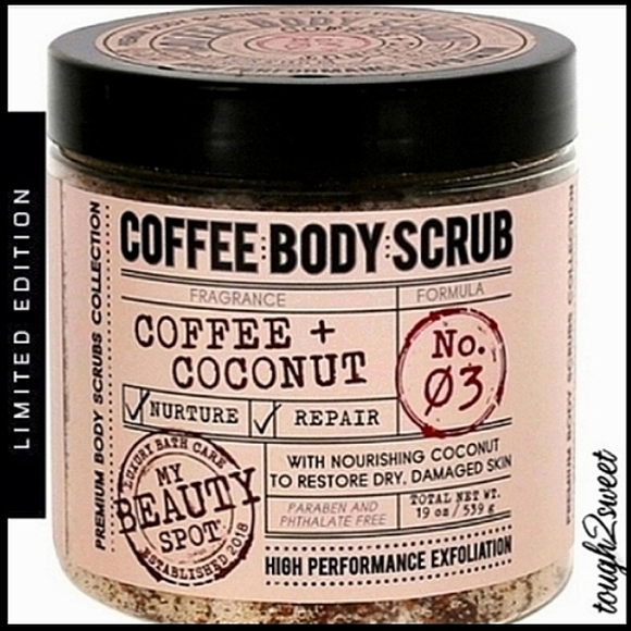 đïž19 OZ~COFFEE & COCONUT BODY SCRUB WITH FREE BONUS!đGREAT GIFT!đ - Picture 3 of 13